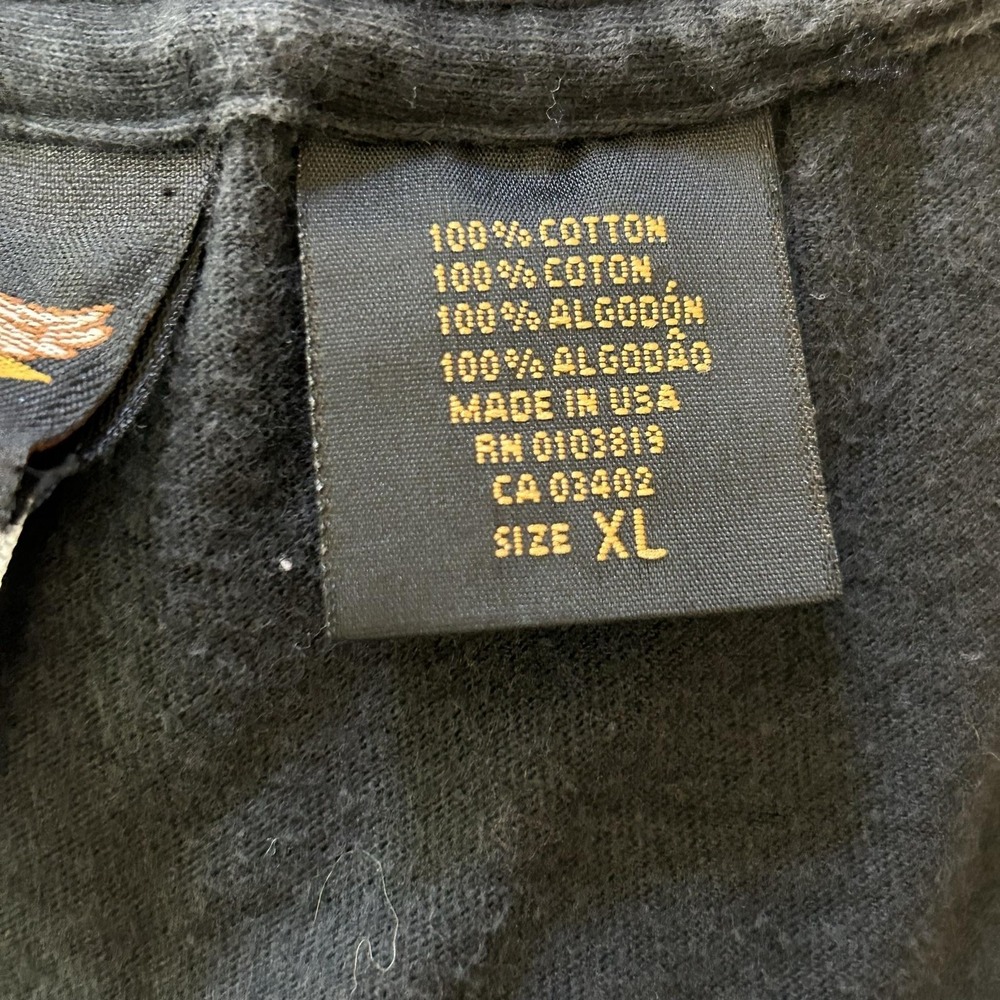 Vintage Harley-Davidson Shirt Mens XL Black Pocket 100th Anniversary Graphic USA - Picture 3 of 11